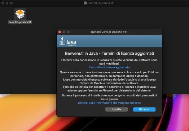 Abilitare Java su Mac